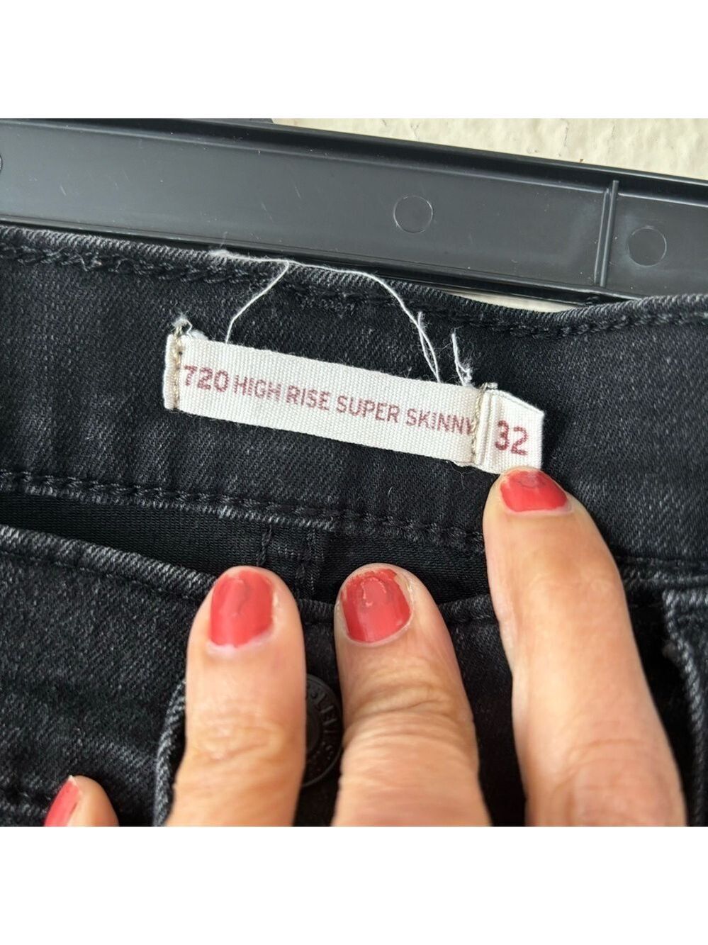 Levi’s 720 High Rise Super Skinny Size 32 - Picture 7 of 11